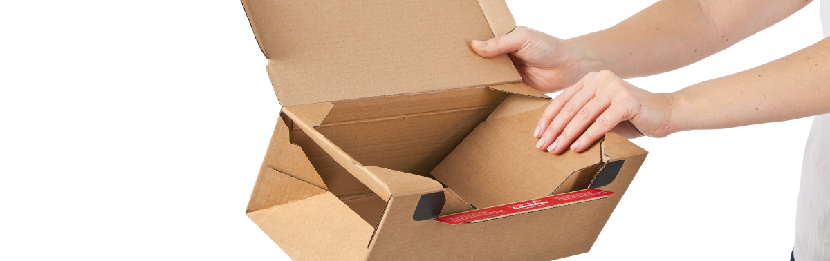 Easy to assemble shoe shipping box
