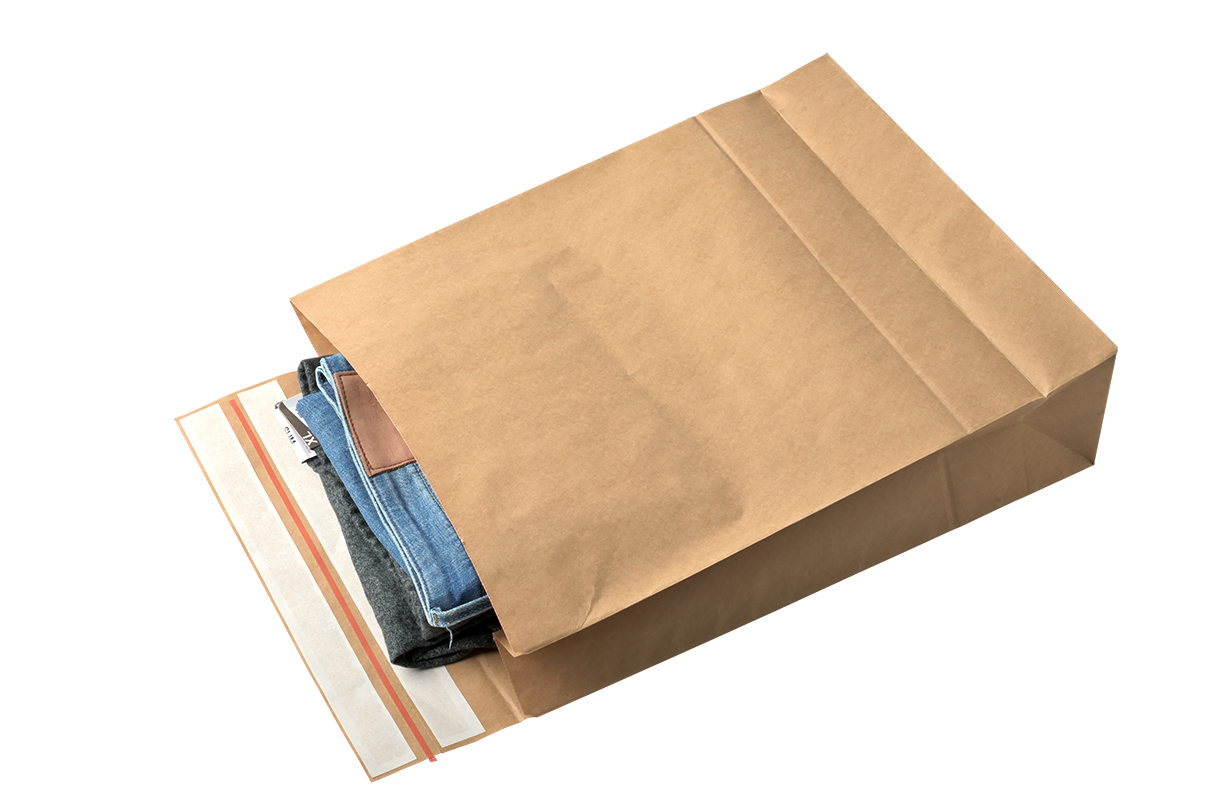 Paper Bag with Double Seal Tape
