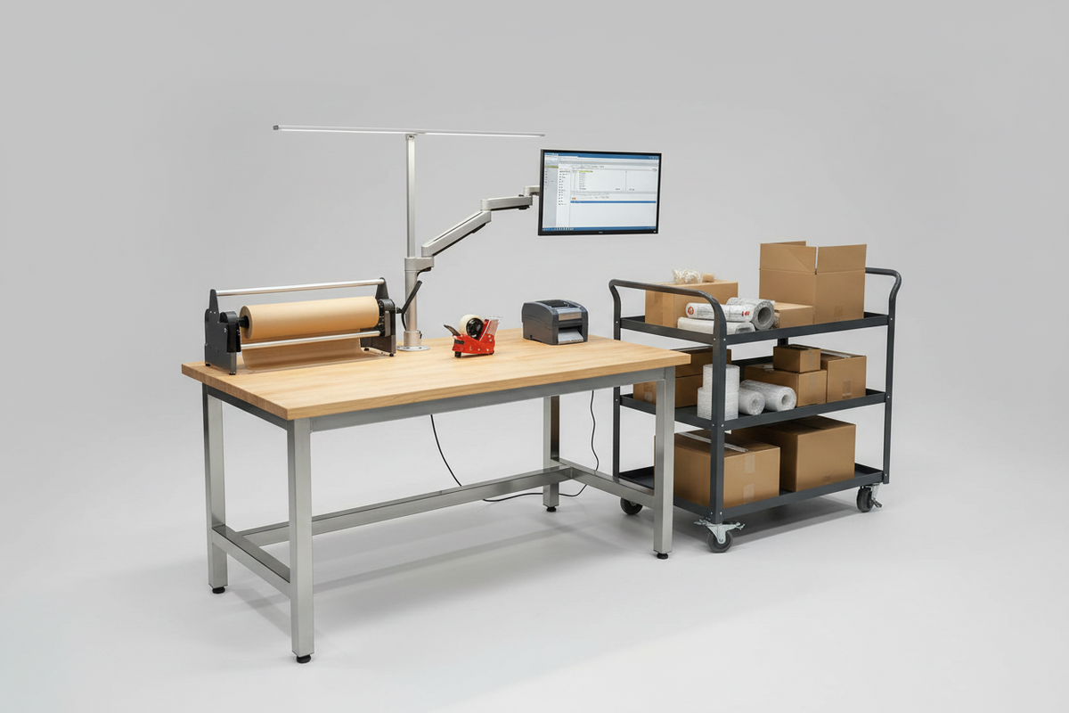 Packing-bench-Working-Station-Add-ons PackageMate