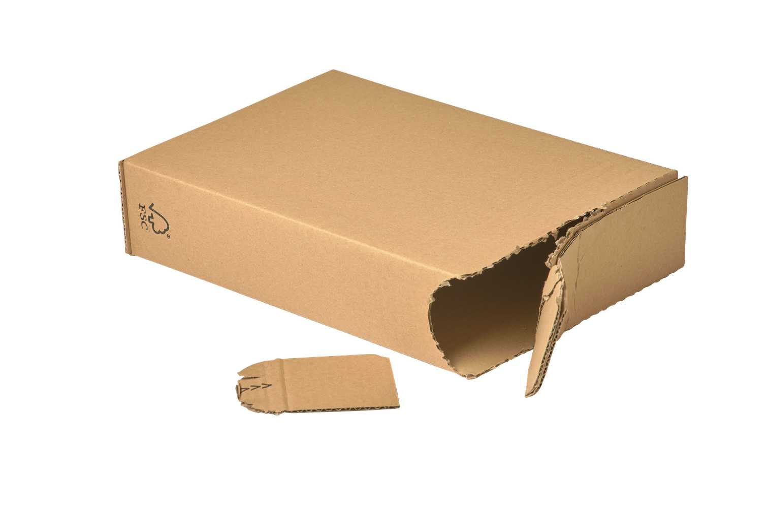 Flat courier box Courier box