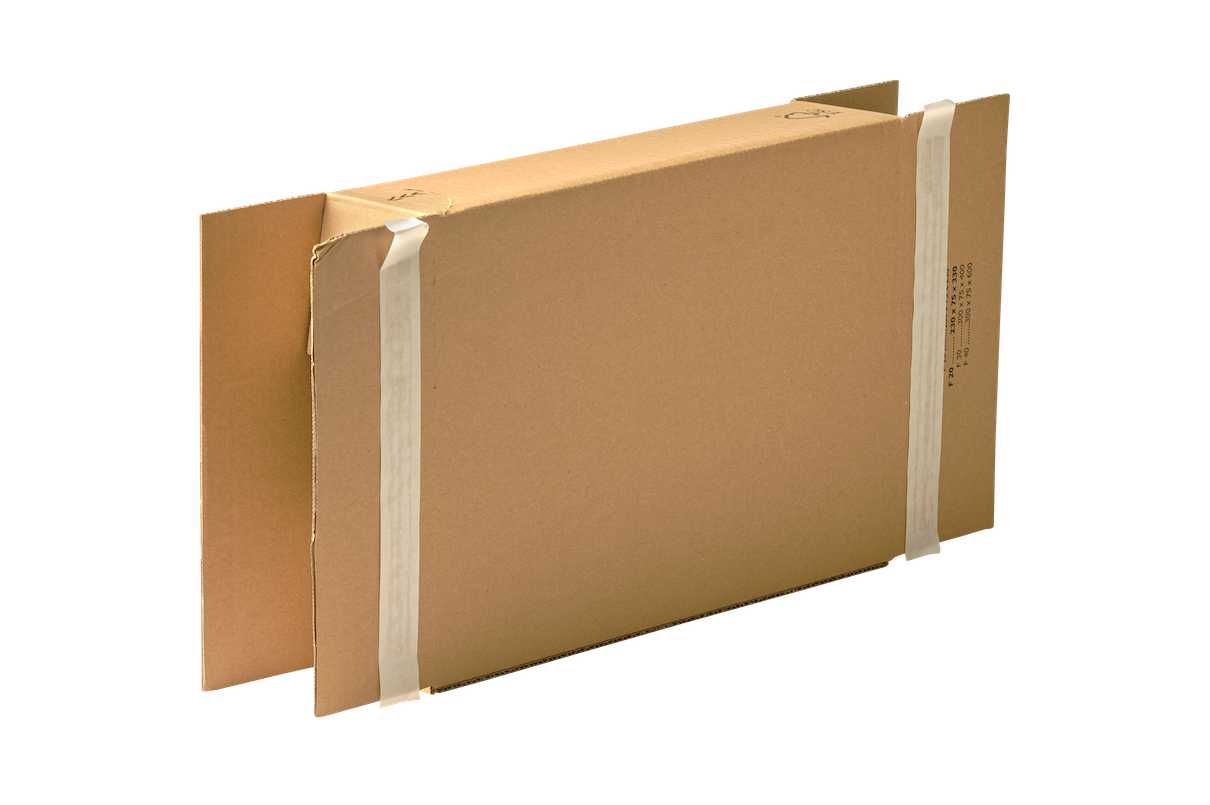 Flat courier box Courier box
