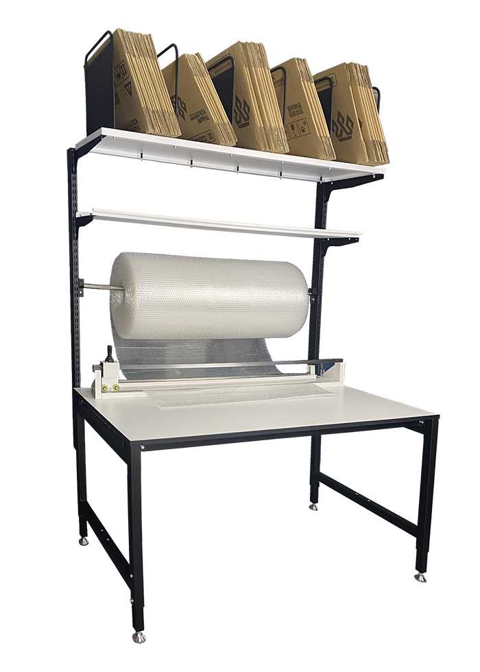 Packaging table set packaign table