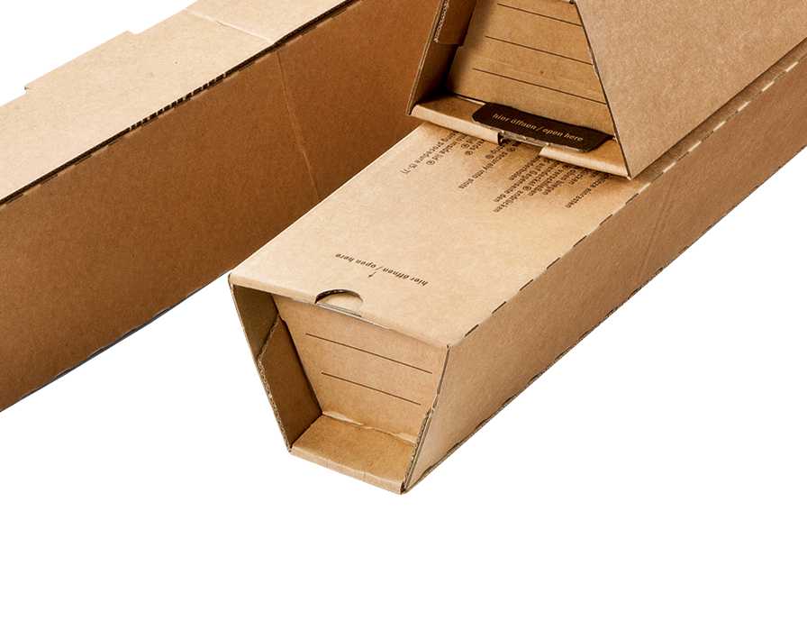 Tube Box - Trapezoid 430x105x55-75mm