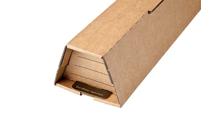 Tube Box - Trapezoid 430x105x55-75mm