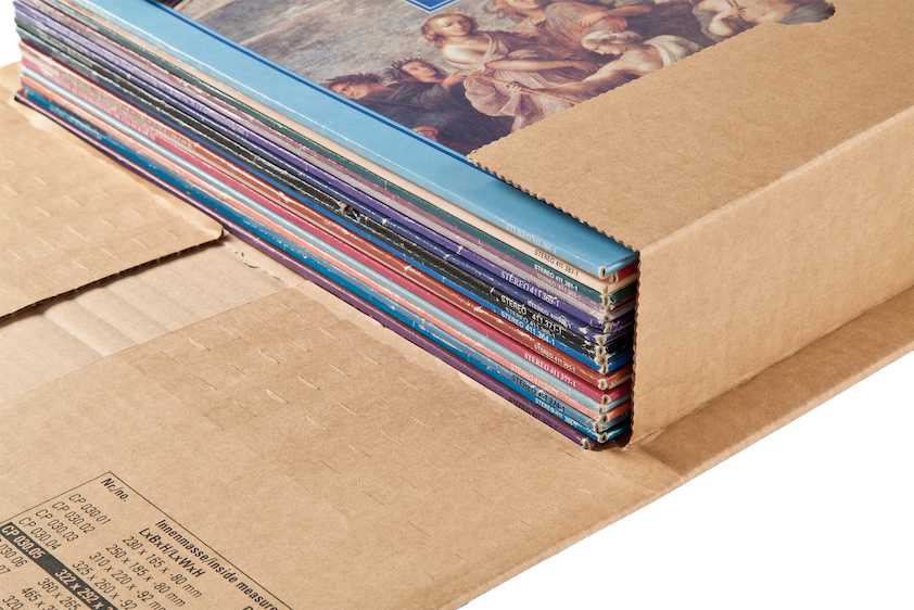 Vinyl mailer brown