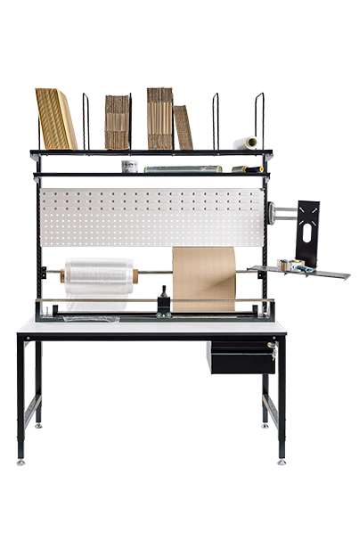 Packaging table set packaging table