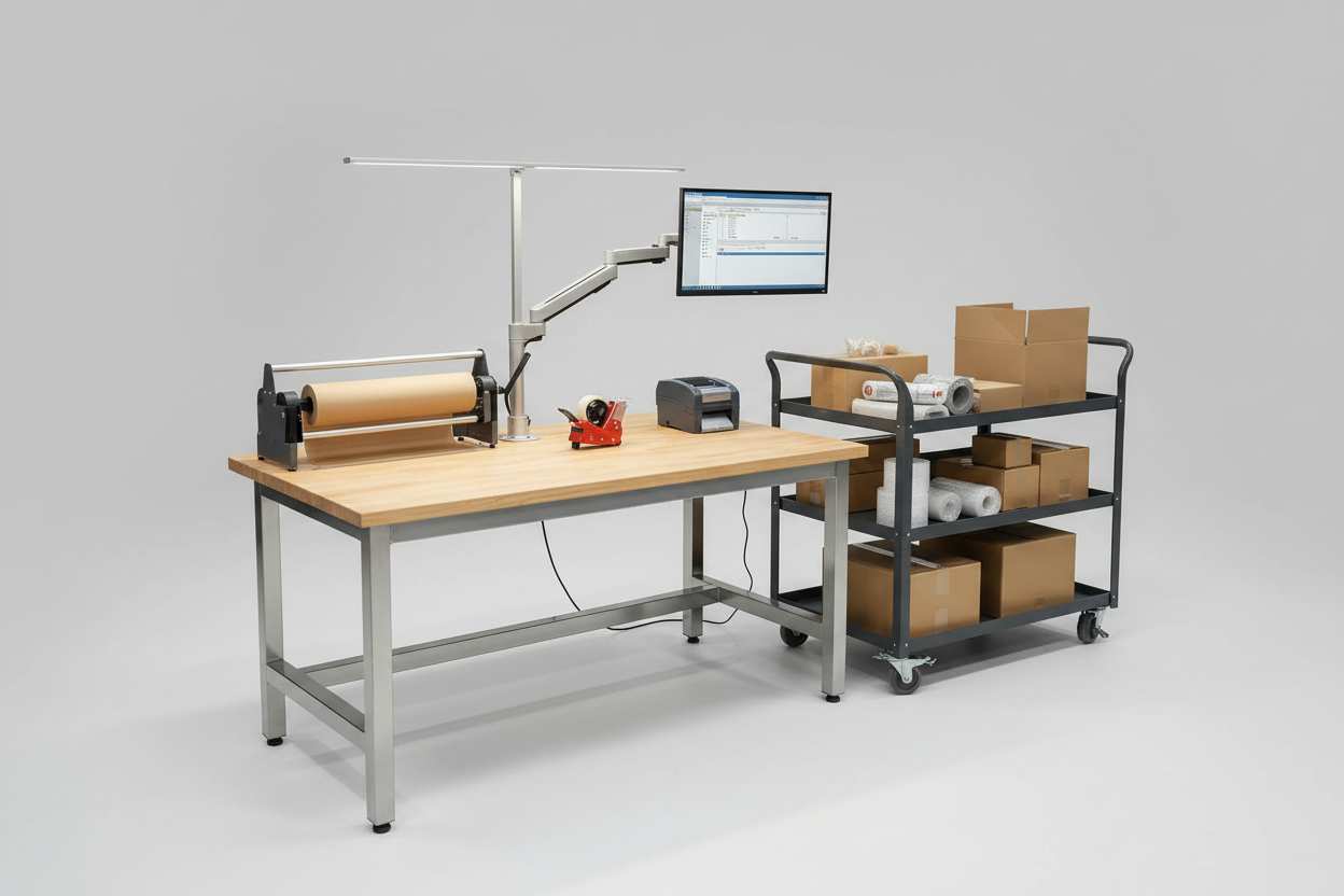 Packing-bench-Working-Station-Add-ons PackageMate