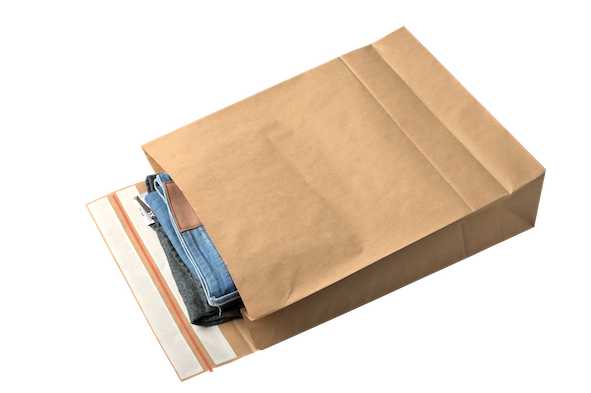 Double-sealing mailer bag Paper bag