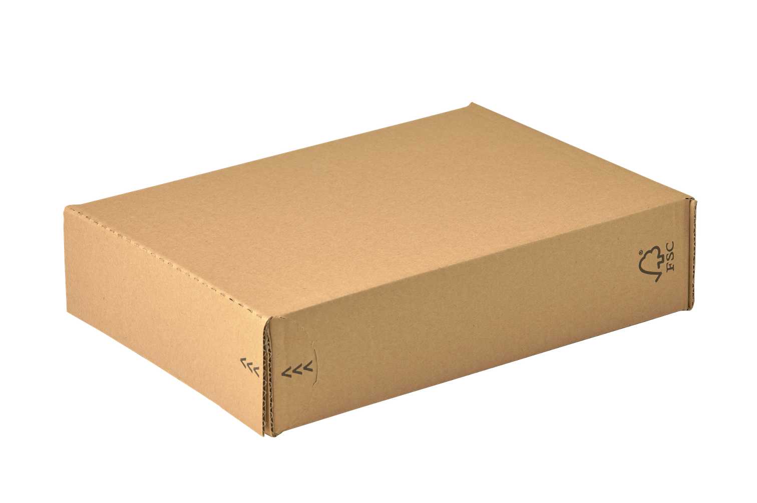 Flat courier box Courier box