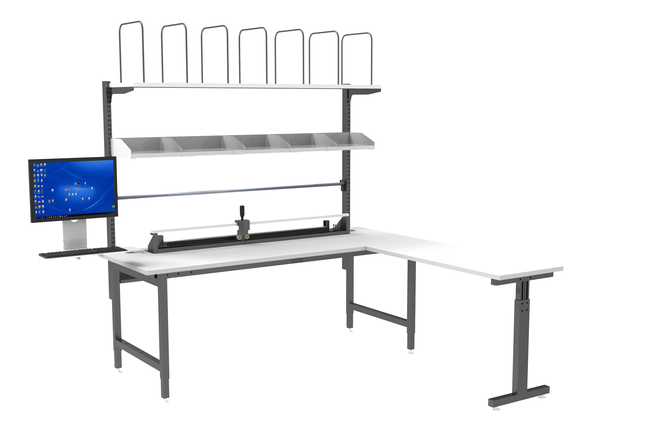 Packaging Table Set L-Shaped 2000x750mm packaging table