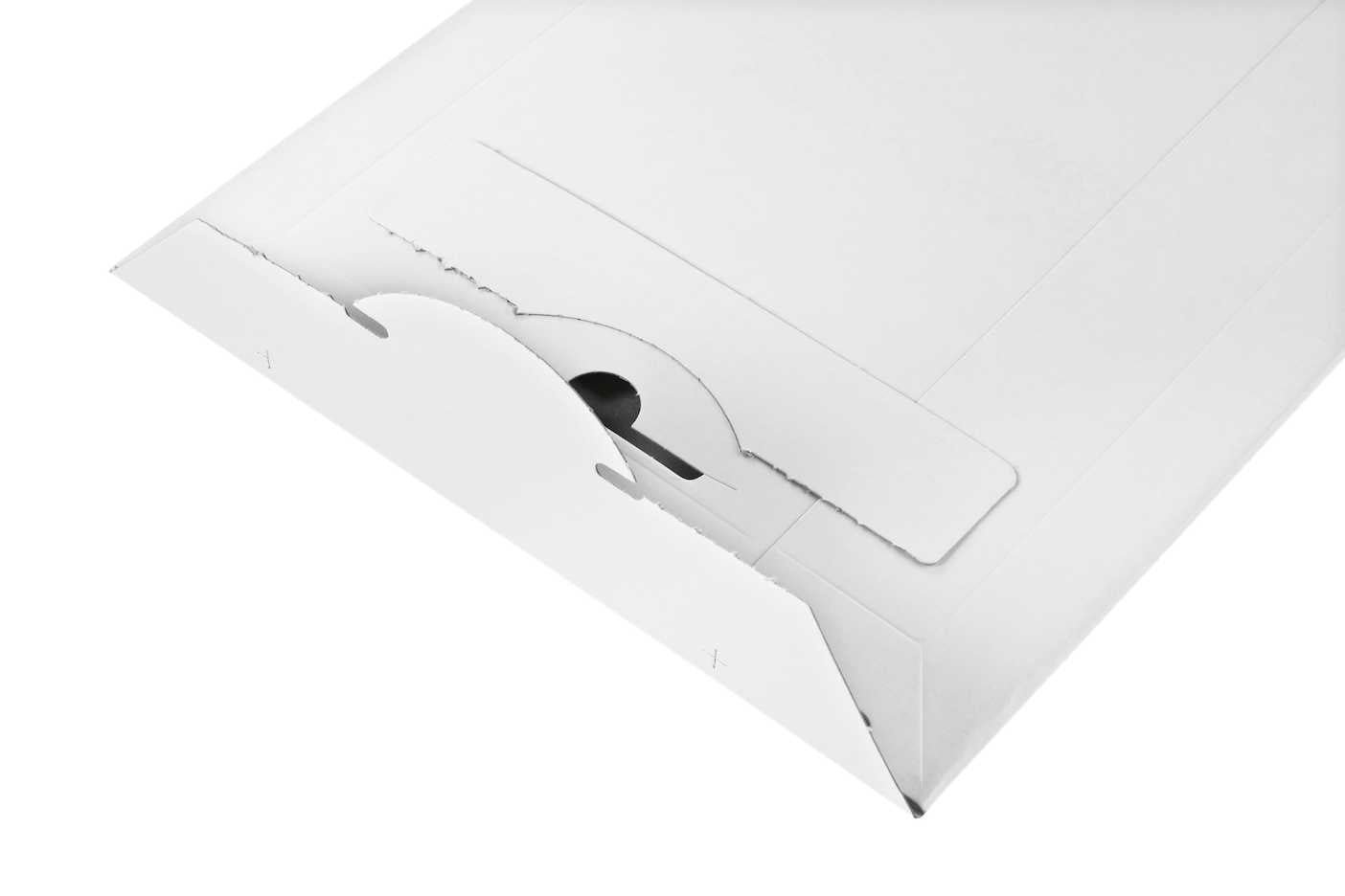 Rigid white envelopes 